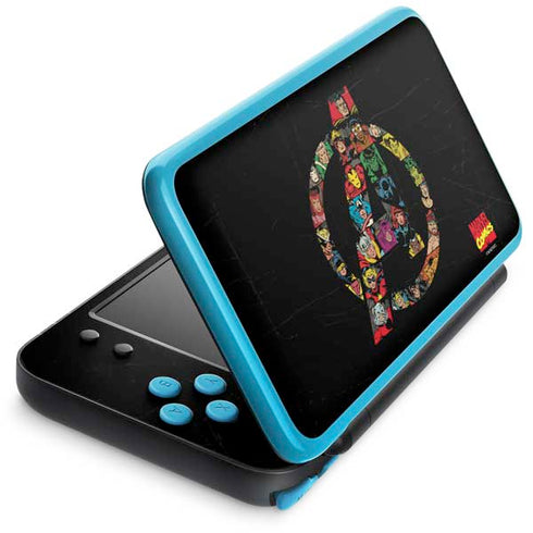 Marvel Classic Comics Avengers Logo Nintendo 2DS XL (2017) Skin